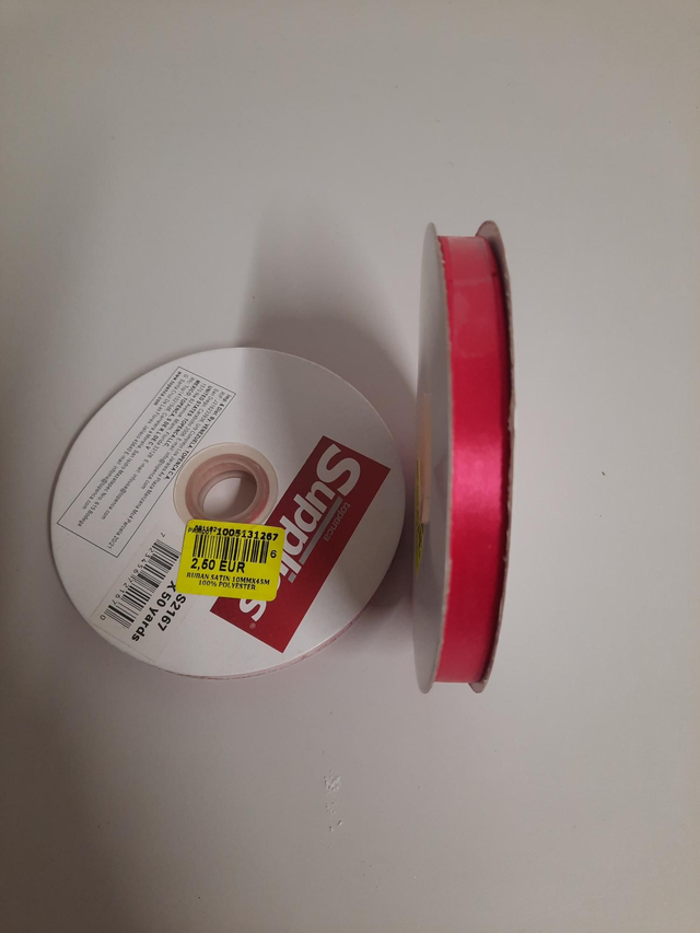 Rouleau ruban rose 