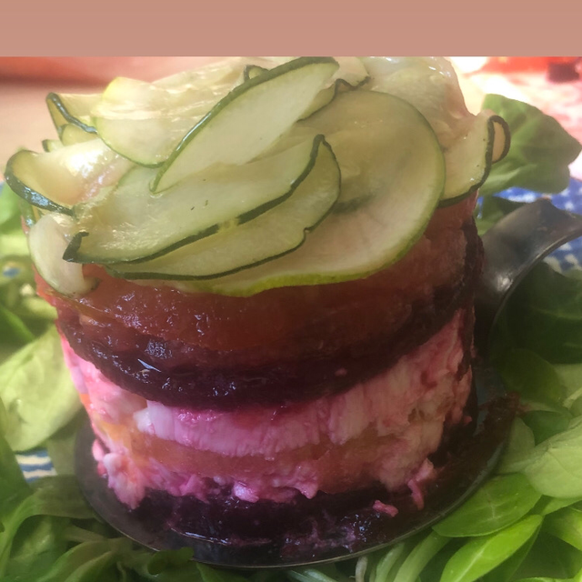 Millefeuille de légumes 