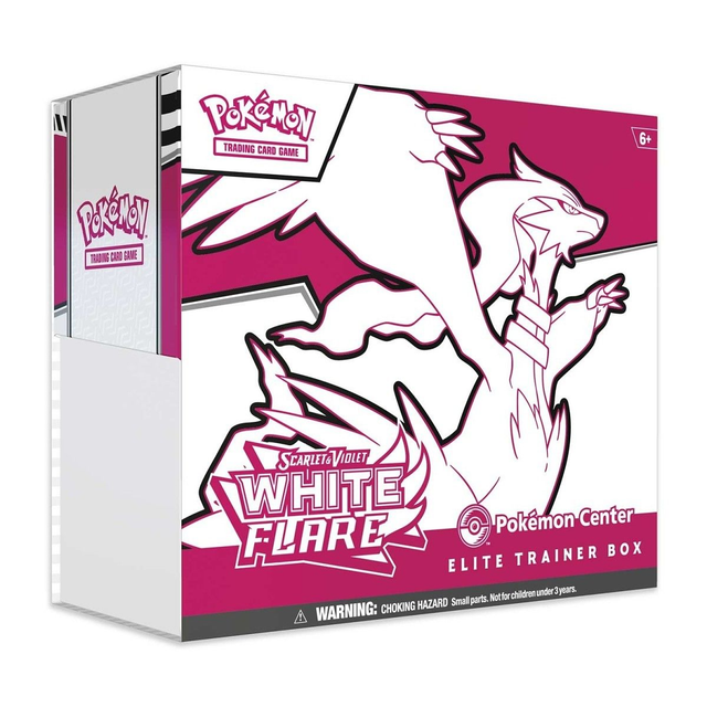 Scarlet & Violet—White Flare Pokémon Center Elite Trainer Box Ingles