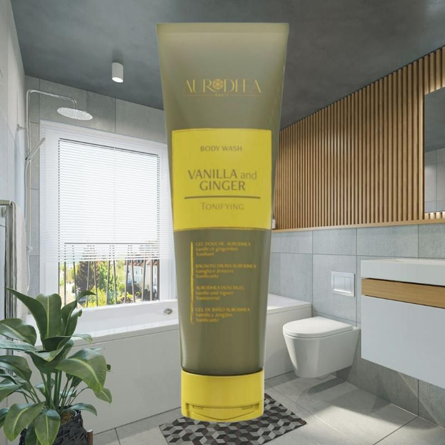 Aurodhea Vanilla &amp; Ginger Body Wash – 250ML | Tonifying, Nourishing &amp; Comfort
