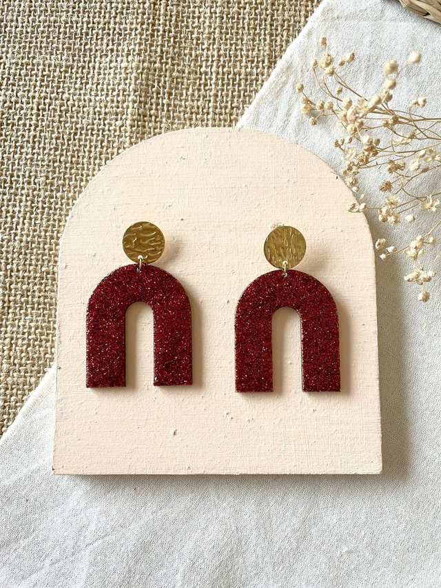 Boucles d’oreilles Arche simple - Couleurs variées (doré)