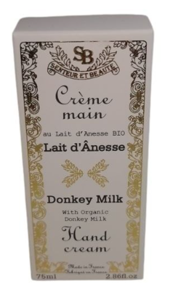 Crème pour les mains lait ânesse bio &amp; karité 75ml