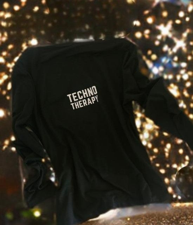 Techno Therapy - Long sleeve women's top - slim fit - L