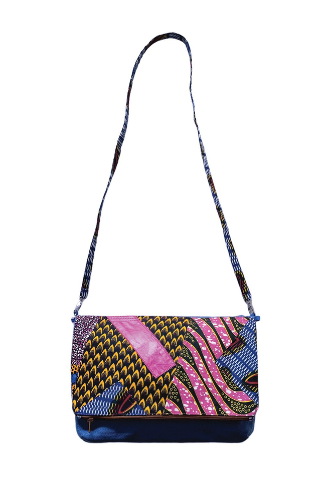 Sac pochette Patchork wax