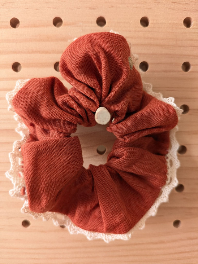 Chouchou Pois Terracotta