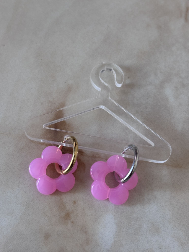 Boucles d'oreilles - Grande fleur