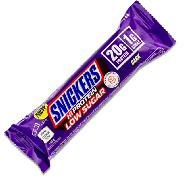 Barretta Snickers Low sugar Original 57gr Fondente