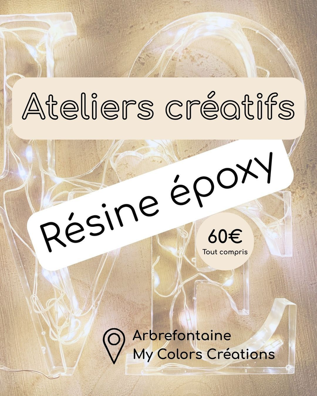Atelier résine époxy