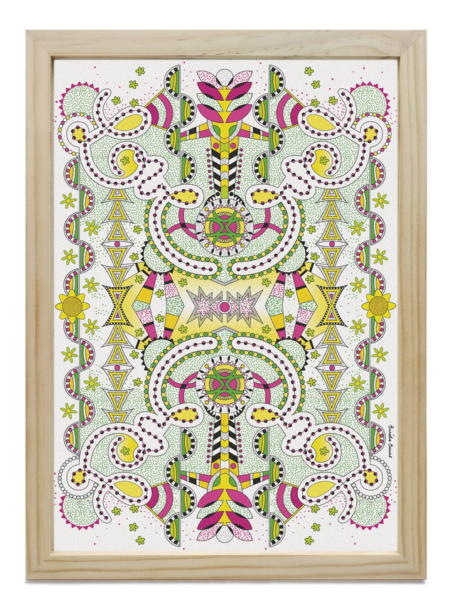 TABLEAU 21 X 29,7 cm BOUQUET (CA-01-NP)