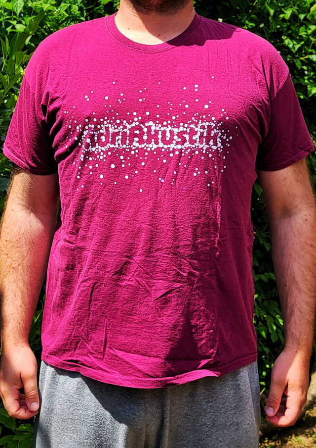 T-Shirt, 2024, Weinrot, unisex