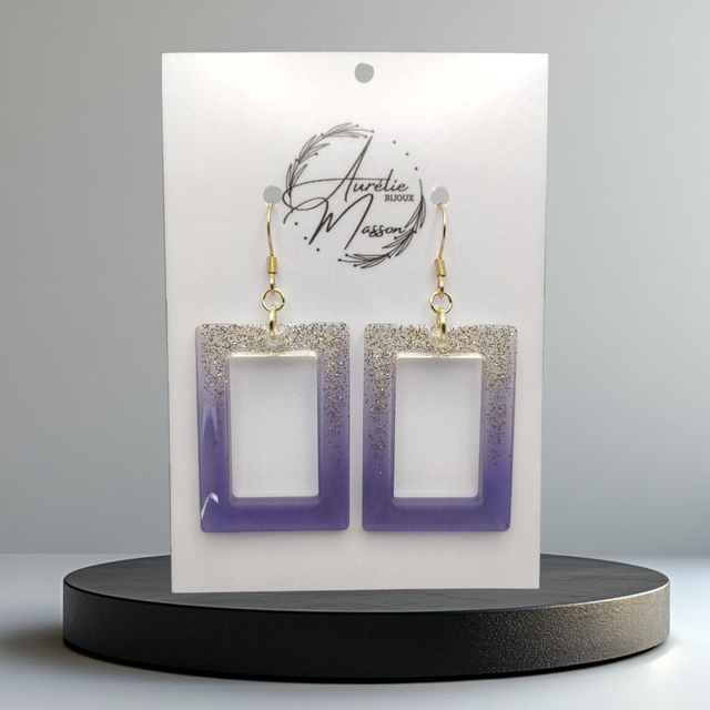 Boucles d'oreilles "Freesia"