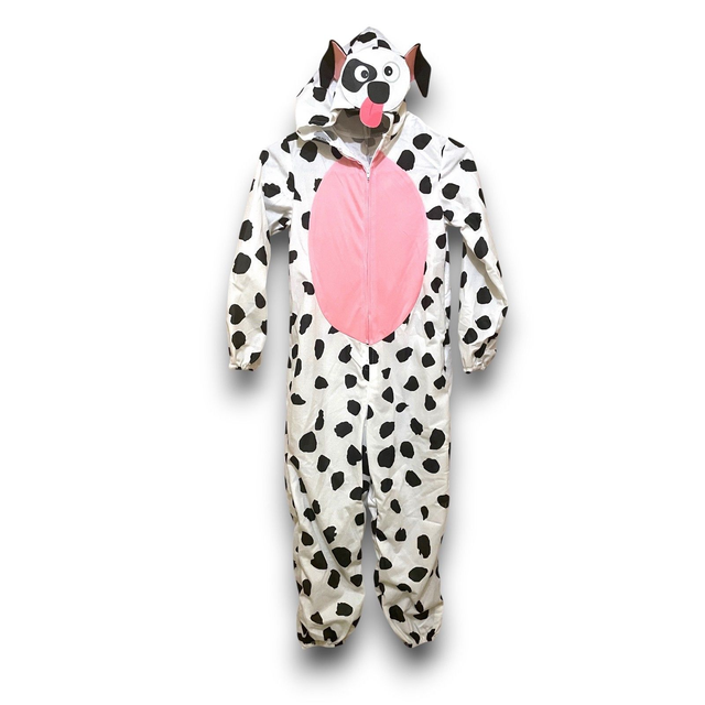 Hund Kinder Kostüm Dalmatiner Onesie Fasching Karneval Amscan 128 6 7 8 Jahre
