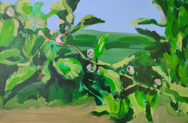 Owoce tarniny, 40x60 akryl płótno 2024