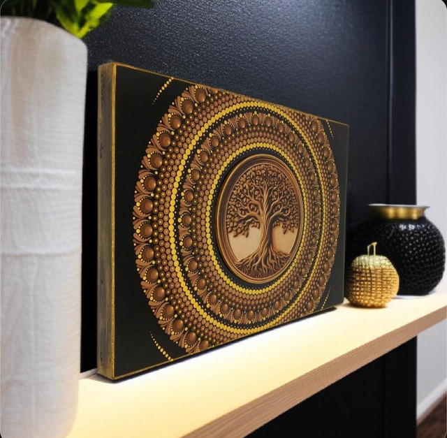 Décoration Murale, Tableau Arbre de vie