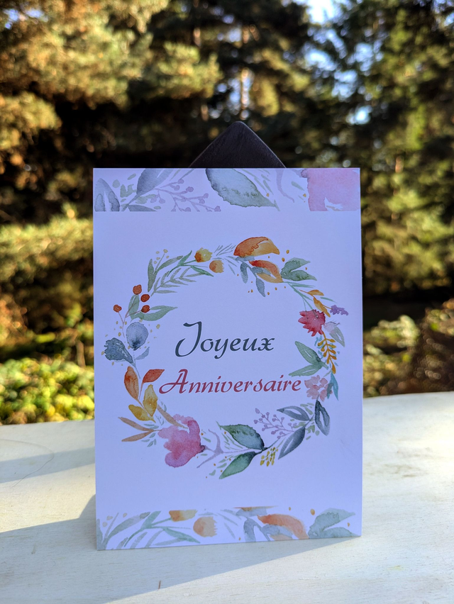 Carte Postale Joyeux anniversaire