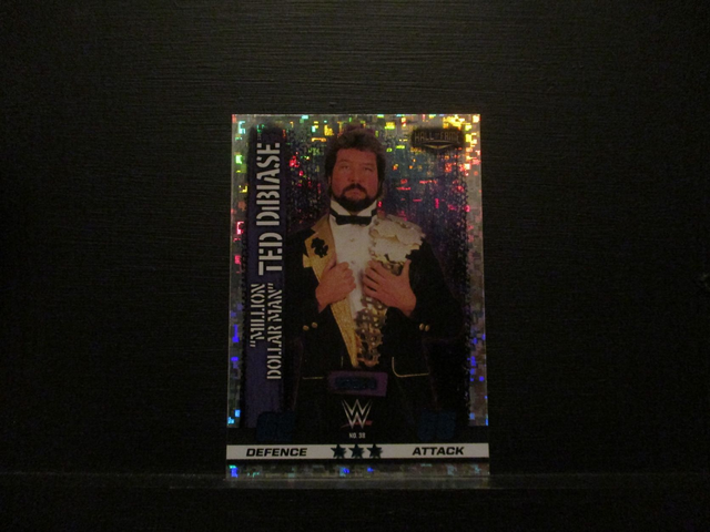 "Million Dollar Man" Ted DiaBiase - Icon Slam Attax 10th Edition Original Trading Card #38