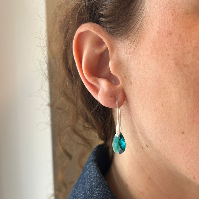 Boucles d'oreilles turquoises