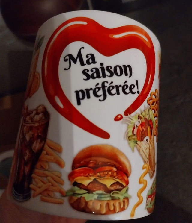 Mug Macdo,  hamburger 
