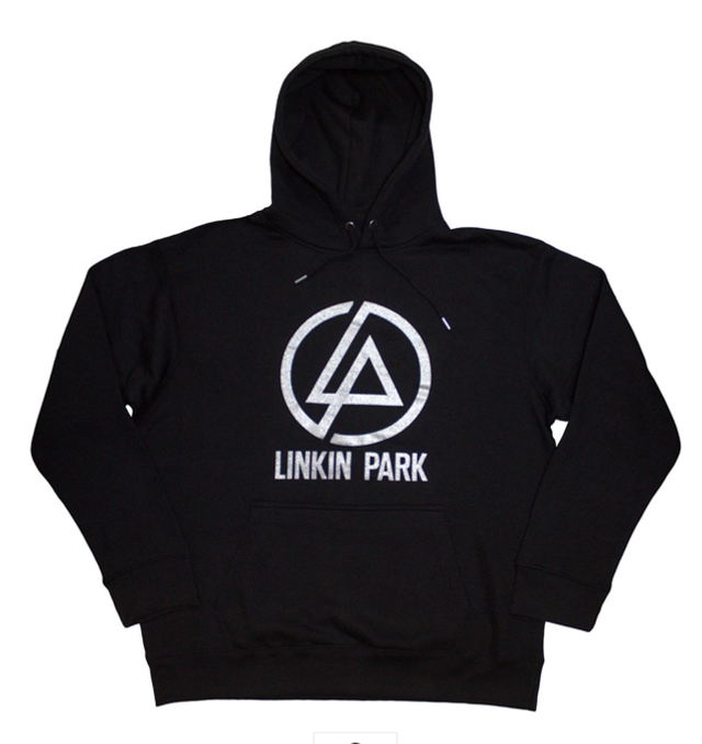 Linkin Park Unisex Pullover Hoodie: Concentric (Black)