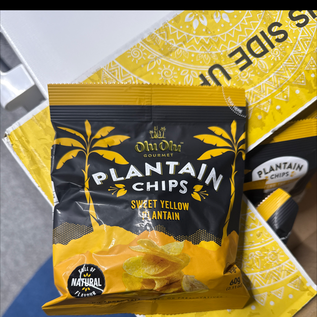 Plantain Chips Sweet Yellow Olu Olu