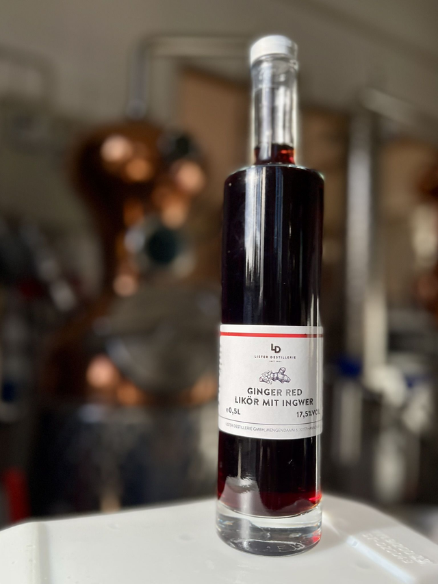 Ginger Red Fruchtsaftlikör mit Ingwer 17,5%vol