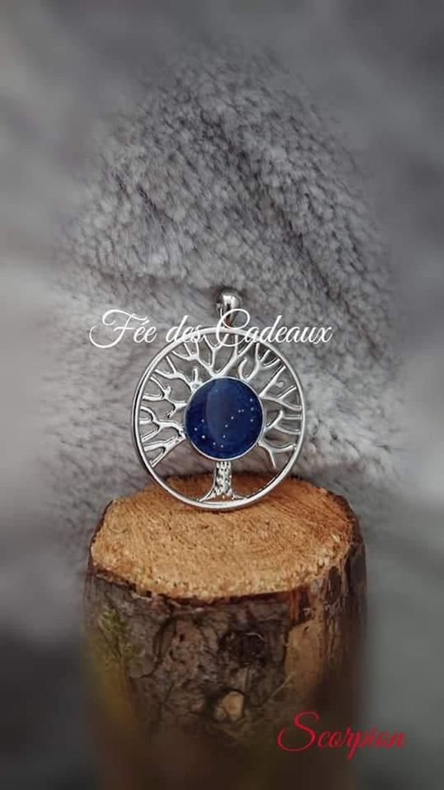 Pendentif "Constellation Arbre de Vie" Scorpion 