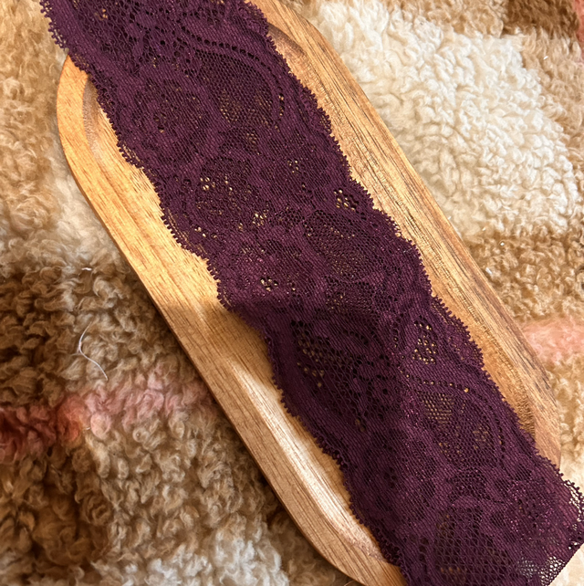 Bandeau Dentelle Violine