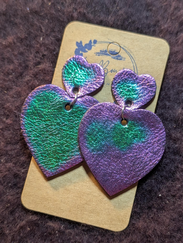 Boucles d'oreilles Louise scarabée lo038