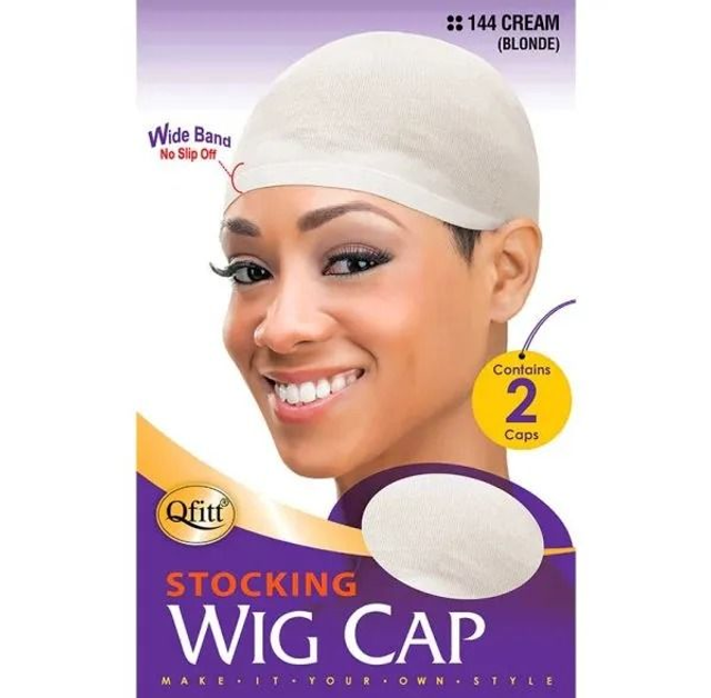 QFITT: STOCKING WIG-CAP - CREAM (144)