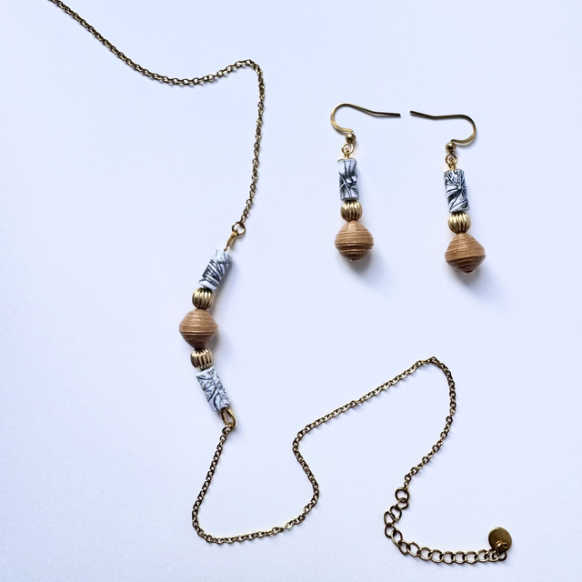 Parure « Papiérine »