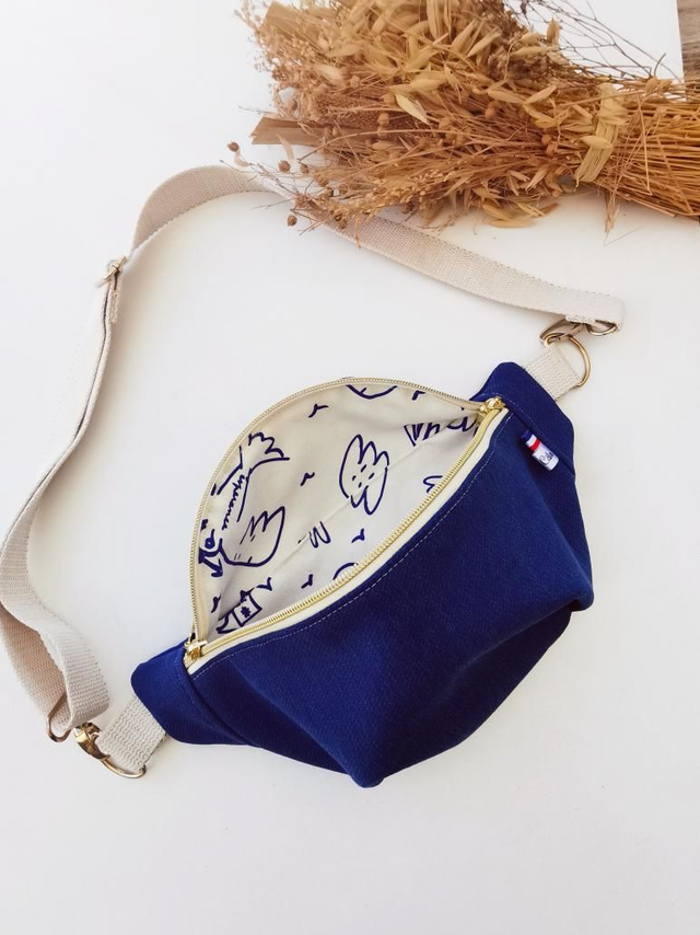 Banane THELMA jeans bleu de travail 