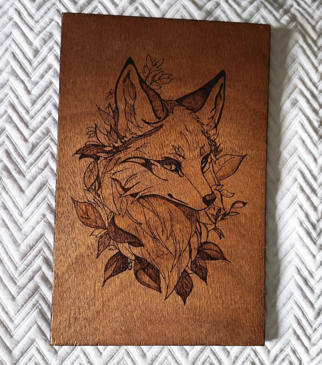 Tableau Tête de Renard 