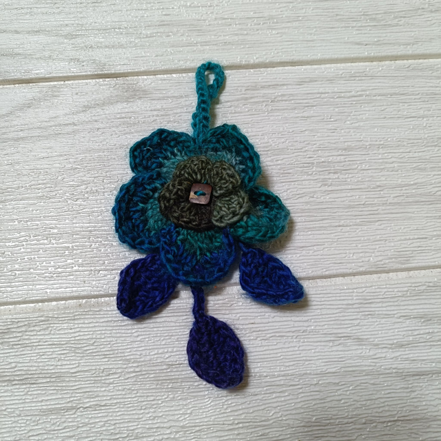 colgante de flor
