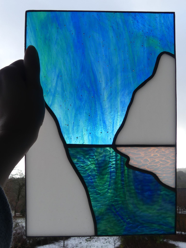 Aurores boréales sur la banquise