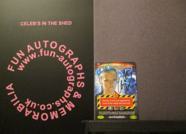 Camille Coduri - Battle In Time Authentic Autographed Trading Card #322