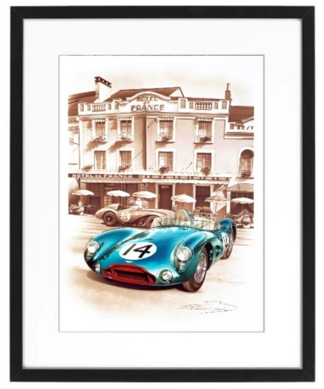 Aston Martin DBR1 -1956 - Framed Print