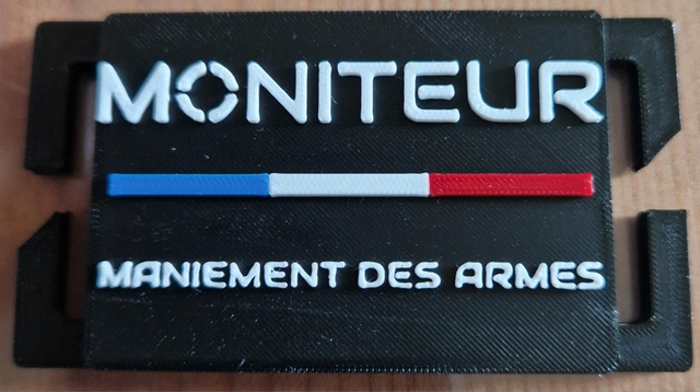 Plaquette 3D PM MMA 