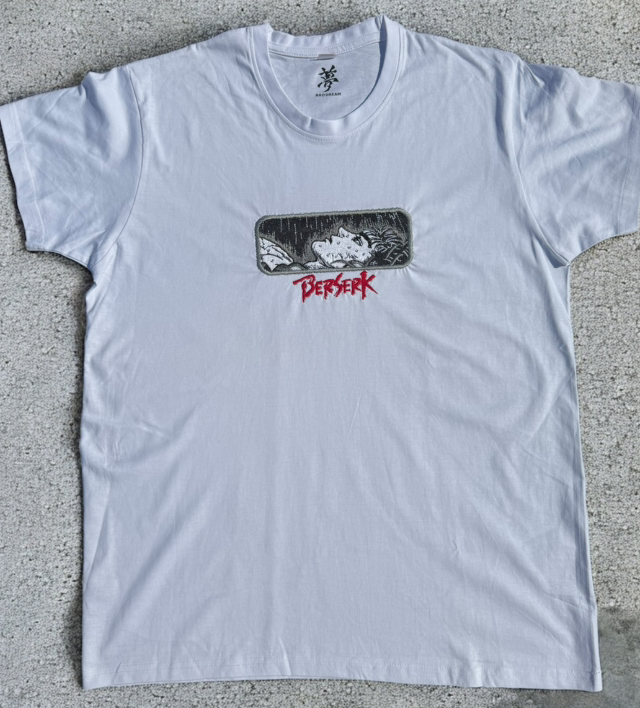 T shirt Guts Berserk Blanc 