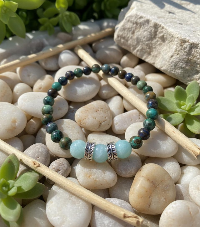 Bracelet Azurite/Amazonite