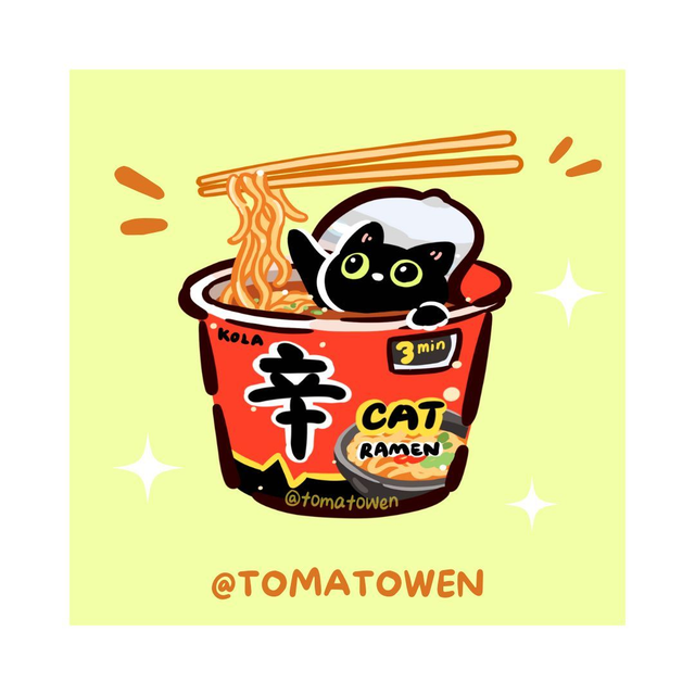 Sticker: Shin ramen cup noodles Kola