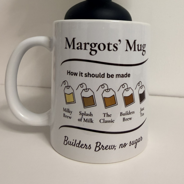 Personalised tea mug 