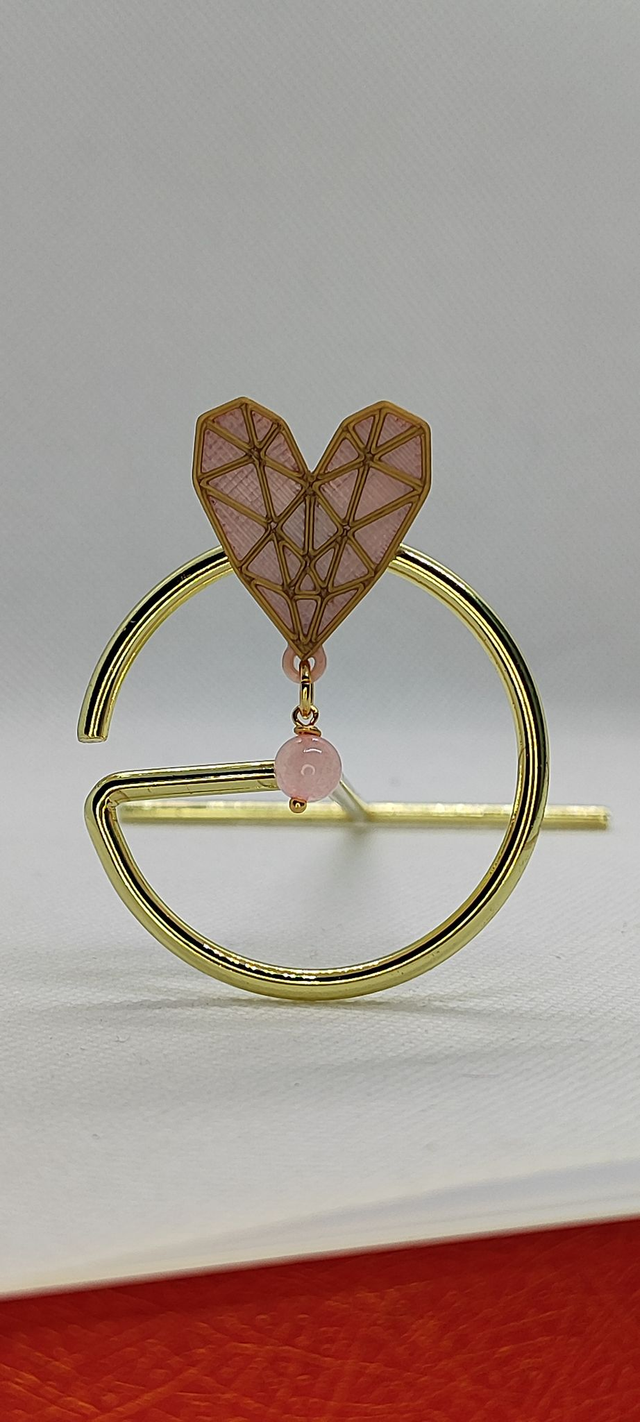 Pendientes de Corazón en 3D | Sostenibles y Hipoalergénicos | Elegancia y Dulzura