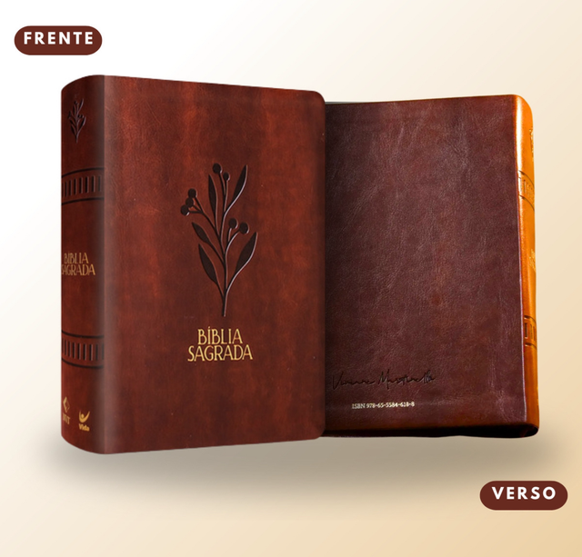 Bíblia Mulheres NVT - Uma Coluna - Oliveira Marrom: Por Viviane Martinello