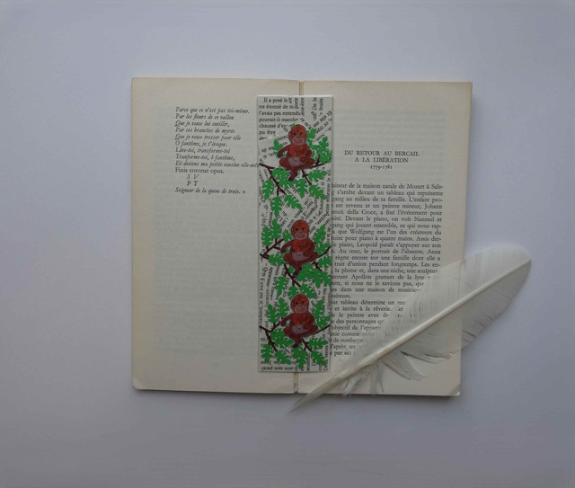 Le marque-page aux orangs-outans