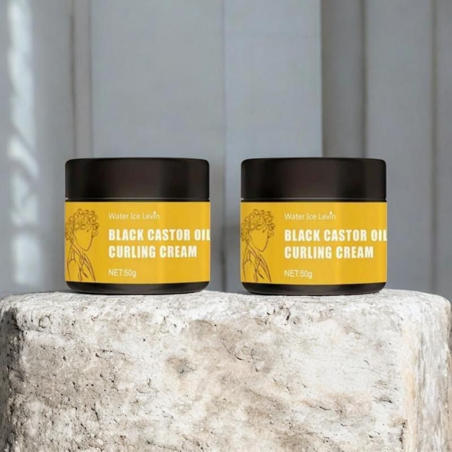 Black Castor Oil Curling Cream – 50g | Nourishing & Moisturising