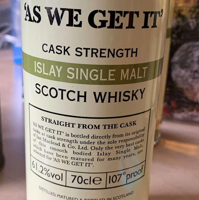 As We Get It Islay