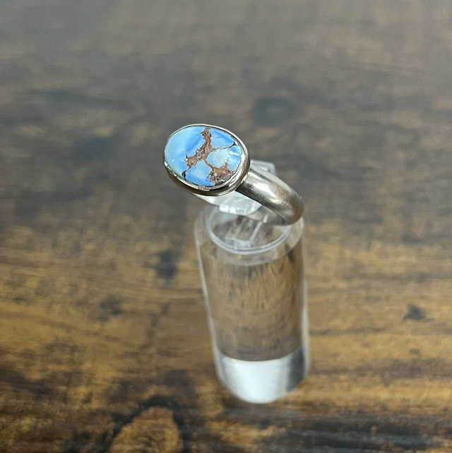 ***CREATION FRANCAISE*** Bague en argent et Turquoise d’Arizona - Taille 63