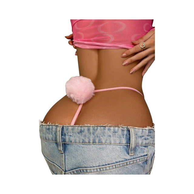 Tanga con Pompón Conejita Varios Colores