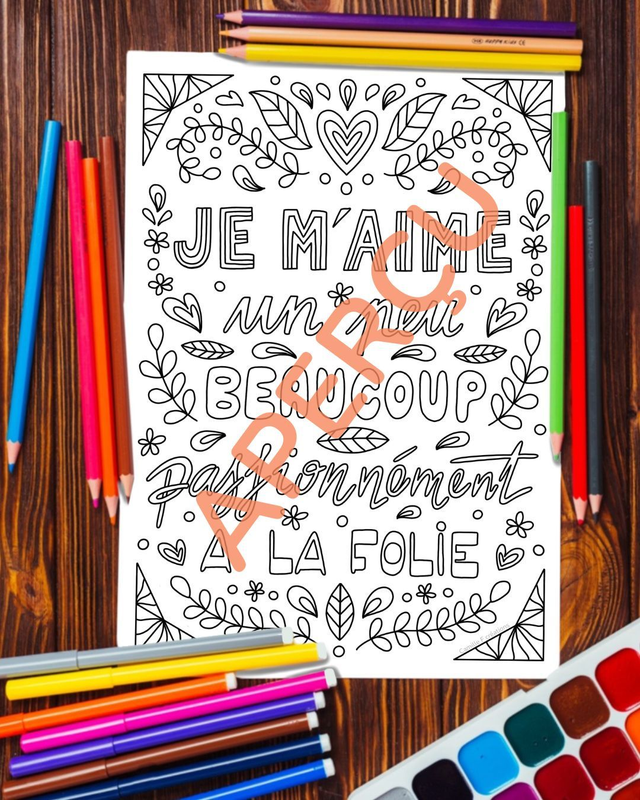 Pack coloriages Saint-Valentin