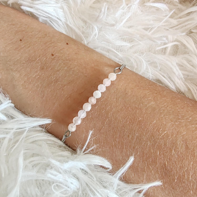 Bracelet Collection élégance Béryl rose 